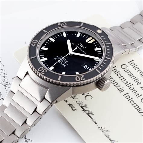 iwc aquatimer 2000 opinioni 2013|iwc aquatimer 2000 titanium.